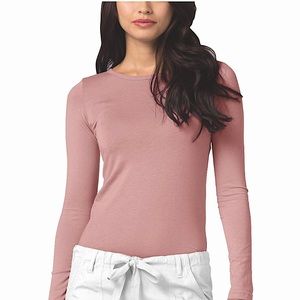 LOFT Women's Long Sleeve Tee - Dusty Pink